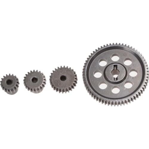 Diff Differential Main Metal Spur Gear 64T 17T 21T 26T Motor Gear RC Car Part for HSP 1/10 RC Car Truck 94111