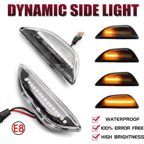 Scroll Dynamic LED Streamer Turn Signal Light Side Marker Lamp For Opel Mokka Mokka X Chevrolet Trax Buick Encore 2013-2020