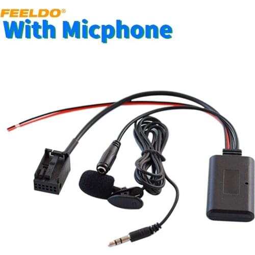 FEELDO Car Audio Wireless Bluetooth Receiver Aux Adapter for OPEL CD30/CDC40/CD70/DVD90 Radio Stereo Input 12Pin Connector