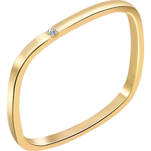 316L Stainless Steel Exquisite Inlaid Square Bracelet Streamline Texture Titanium Steel Colorless Bracelet