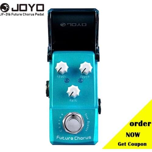 Joyo Ironman Series JF-316 Future Chorus Chorus Effect Guitar Pedal True Bypass Mini Pedal for Electric Guitar