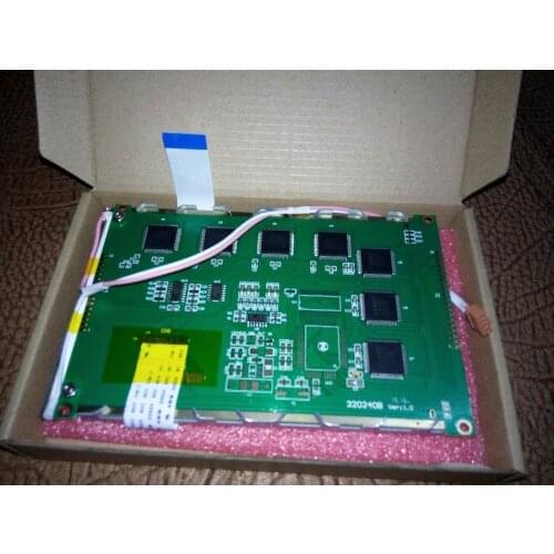 5.7 inch compatible with AMPIRE AG320240A4 320240A4 320x240 14 pins cable new LCD white font on blue