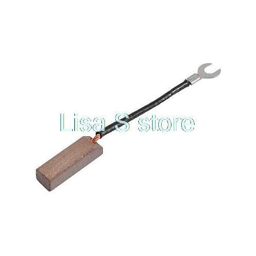 1PC Fork Terminal Electric Motor Carbon Brush 10mm x 10mm x 32mm 0.39" x 0.39" x 0.47" LF1