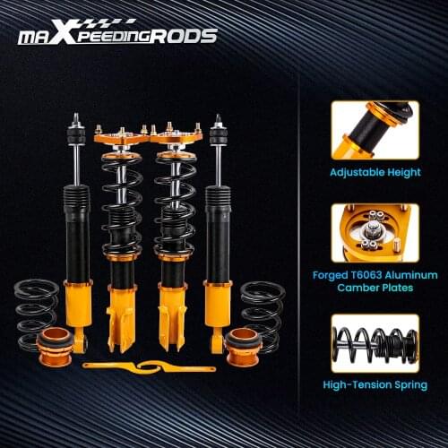 4pcs Coilovers Suspension Kits for Ford Mustang 4th 1994-2004 Adj. Height 1994 1995 1996 1997 1998 1999 2000 SHock Absorber