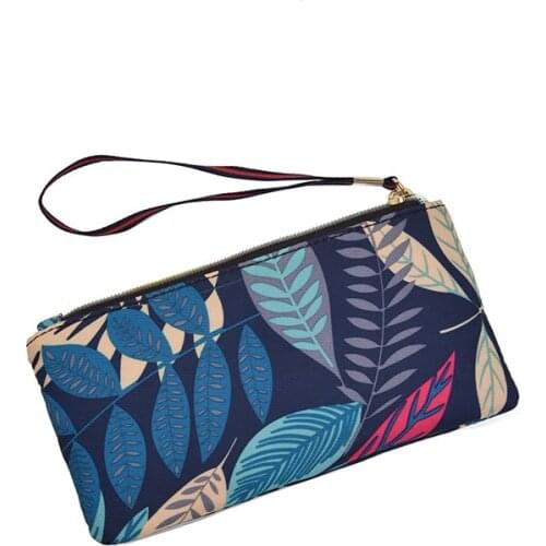 Printing Style Mobile Phone Coin Purse High Quality Female Multi-function Wallet Fashion Long Wallet Designed Oxford Cloth Purse