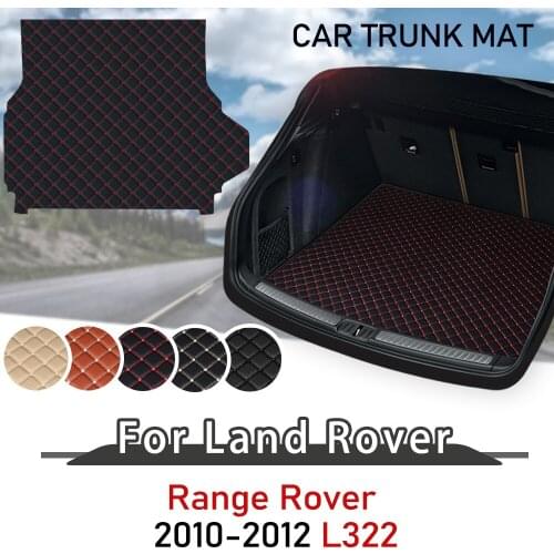 For Land Rover Range Rover L322 L405 2010 2011 2012 Leather Car Trunk Mat Trunk Boot Mat Liner Pad Cargo pad Carpet Tail Cargo