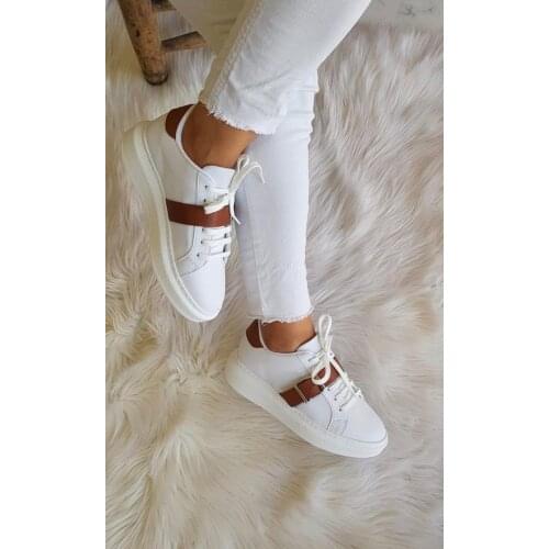Women Sneakers Off White Brown LuxuryLolita Ladies Walking Chunky Shoes Casual Vulcanize Gym Sport Designer Ladies Trainers 2020 2021 Flats