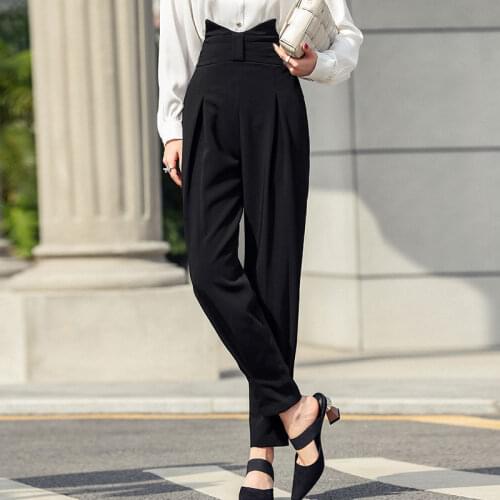 LLZACOOSH Women's Wide Trousers