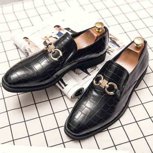 Mens Summer Shoes Leather Loafers Pure Shoes For Men Formal Casual Fashion Breathable Man Patent Lather Genuine Causal