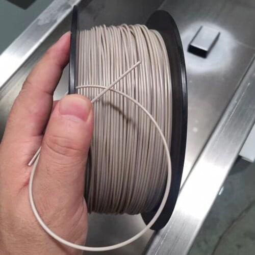 FLEXBED 3D Printer Filament, 1.75mm PEEK Filament, 250g, High-temp 3D Printing Filament, Natural Color