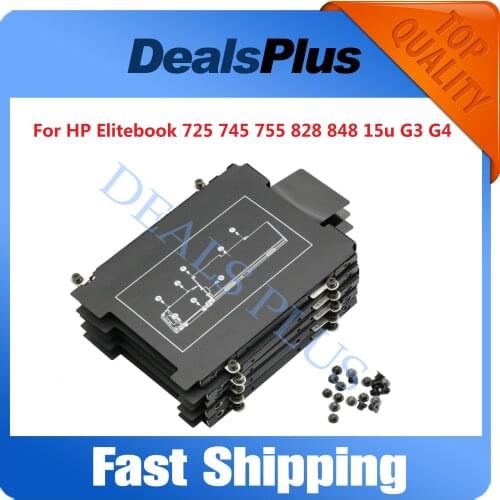 New HDD Hard Disk Drive Caddy Bracket + Screws For HP EliteBook 720 725 740 745 750 755 820 840 850 G3 ZBOOK 14 15 17 15U G3 G4