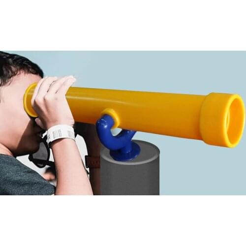 New Style Kids Playground Monocular Pirate Telescope Plastic Toy Swing Set Accessory Green Yellow For Outdoor Wooden Swing Set