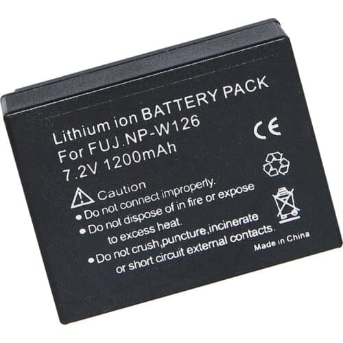 NP-W126 1200mAh NP W126 Battery for Fujifilm HS33 HS33 HS35 HS35 HS50 EXR XT1 XE1 XE2 XA1 XM1 XPro1 T1 E1 E2 M1 Pro1 Batteries