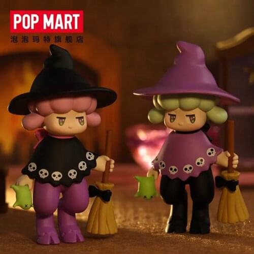 Original POPMART Pan Shen Luo Li Halloween Series Blind Box Toy Figure Confirmed Style Cute Anime Character Gift Free Shipping