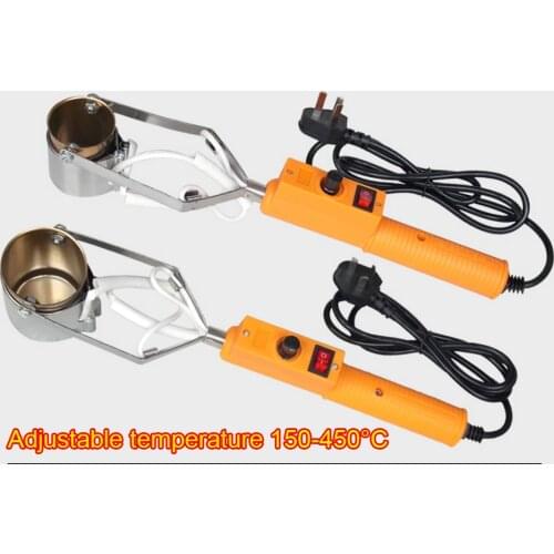 Portable Solder Furnace 160W Casting Heads Lead Tin Indium Safe Durable Solder Furnace Stainless Steel Solder Pot Welding Tools