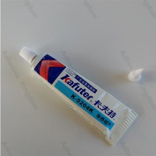 2Pcs kafuter 80g k-5204k LED thermal conductive silicone CPU bonding adhesive quick-drying thermal paste curable coefficient 1.6