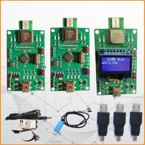Uwb follows the dolly DWM1000 to locate THE UWB module in the uWB room