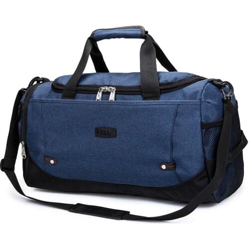 Large Capacity Men Women Foldable Single-Shoulder Travel Bag Adjustable Hanging Suitcase Handbag Totes for Business Sports