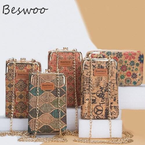 2021 Women Wallets New Fashion Wood Grain Chain Top Quality Long Card Holder Zipper Wallet For Women Classic Luxury Coin Purses