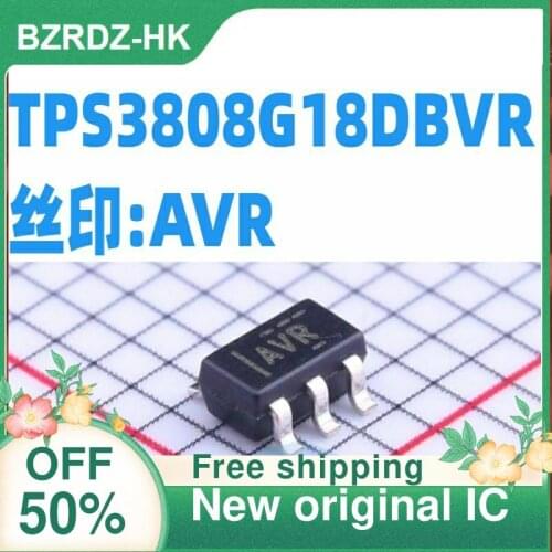 1-20PCS TPS3808G18DBVR TPS3808G18DBVT AVR SOT23-6 New original IC