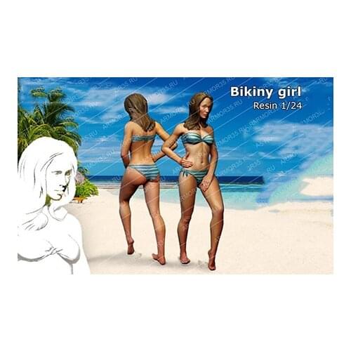 1/24 Bikini Girl (1 figure) Resin Figure Building Kit