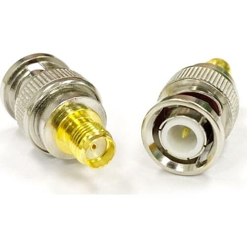 1pc SMA Female Jack switch BNC Male Plug RF Coax Adapter Connector straight type wholesale price NEW