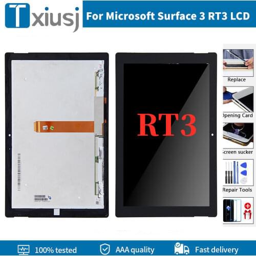 LCD Replacement For Microsoft Surface 3 RT3 RT 1645 10.8" LCD Display Touch Screen Assembly Surface RT3 1657 LCD