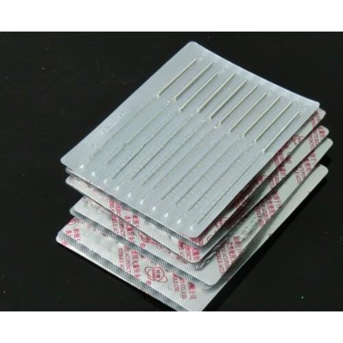 100pcs Acupuncture Needles Disposable Traditional Sterile Acupuncture Needle Non-Needle-Tubing Package Version 0.3*50mm