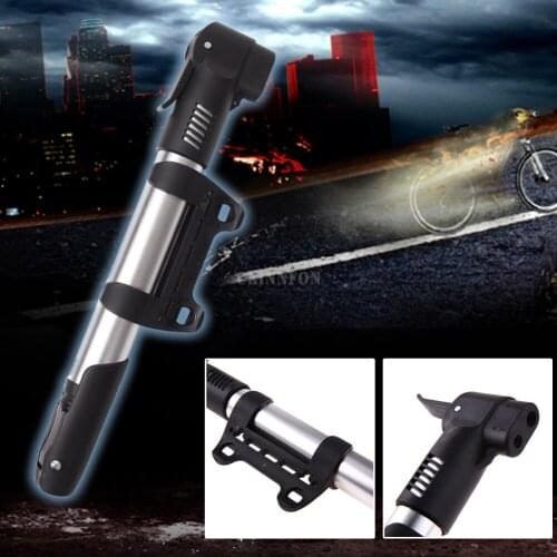 100Pcs/Lot Mini Hand Pump Universal Schrader Presta MTB Road Bicycle Pump High Pressure Aluminum Alloy Cycling Bike Pumps