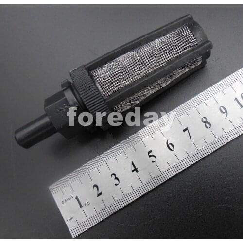 100PCS X Straight head Black filter Water Pump Strainer fit Stainless nets for 7mm & 8mm tube for garden 100PCS/LOT * FD181X100