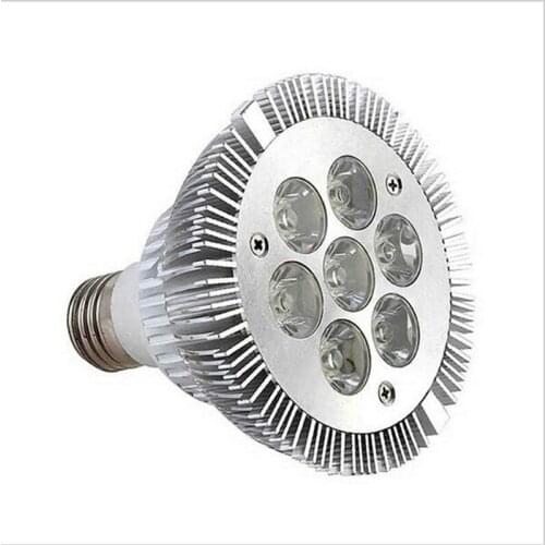 4X LED PAR 30 7X3W 21W Spotlight E27 110V-240V Cool White Warm White dimmable PAR30 led bulb light lamp free shipping
