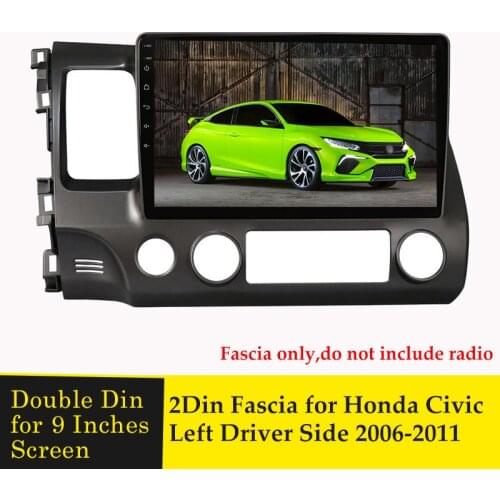 10.1 Inch Car Radio Fascia Multimedia Player Frame For Honda Civic 2006-2011 Navigation GPS DVD Player Head Unit Autoradio Bezel