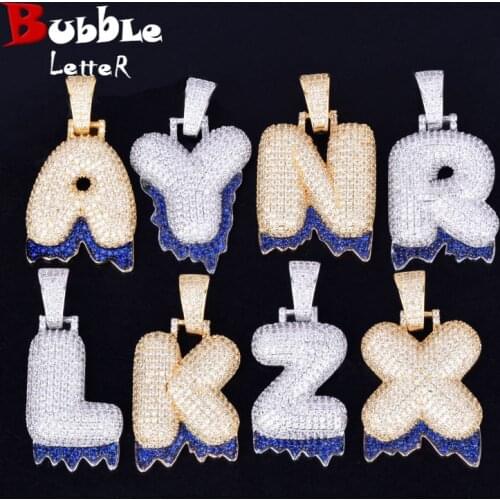 Bubble letter Jewelry Pendants