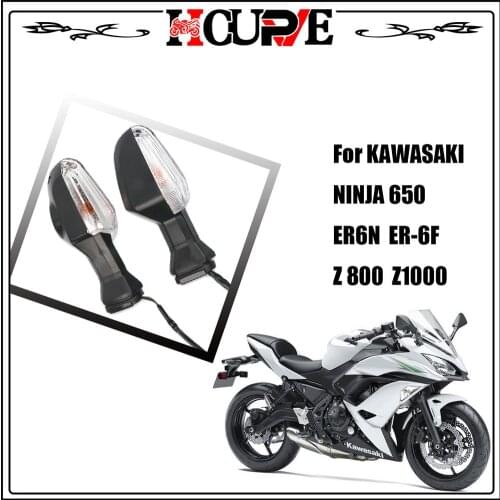 For KAWASAKI NINJA 650 NINJA650 ER6N ER-6F ER 6N 6F Z 800 1000 Motorcycle Front / Rear Turn Signal Indicator Light Blinker Lamp