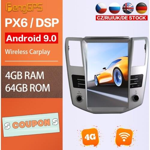 For Lexus RX300 RX330 RX350 2004-2007 Android Setreo Radio Multimeida DVD Player GPS Navigation Headunit Touchscreen Bluetooth