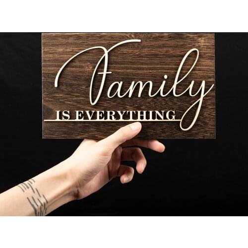 Personalized Custom Art Name Wall Wedding Welcome Sign Simple Pattern Wooden Decorations Family sign Dropshipping Wholesale