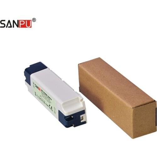 SANPU 24 v led power supply 15w Constant Voltage Driver for LEDs in 24v, ac-dc 110v 220v Regulated Lighting Transformer IP44