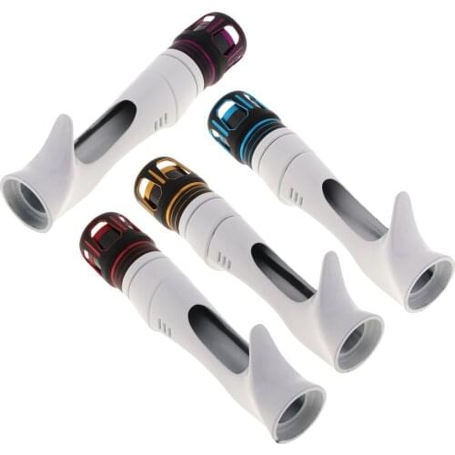 Aluminum Alloy Spinning Reel Seat Fishing Rod Handle Grip Kit Locking Nut for spinning Rods Building