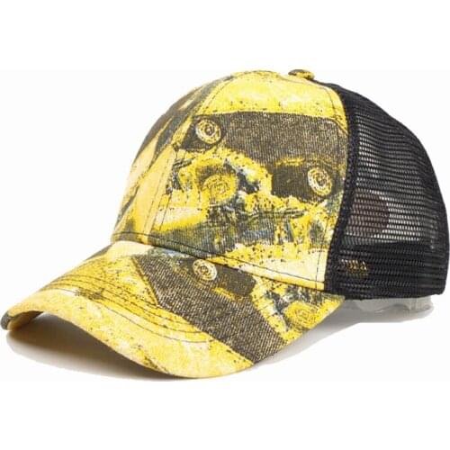New Spring Summer Sun Hat Caps for Men Women Adjustable Baseball Cap Breathable Mesh Trucker Cap Camo Camouflage Baseball Hat