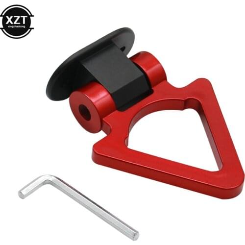 ABS Car Styling Trailer Hooks Sticker Decoration Auto Rear Front Trailer Simulation Racing Ring Vehicle Towing Hook 6 Colors