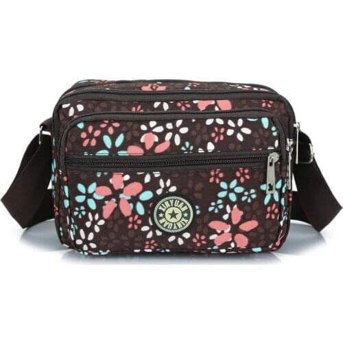 Hot Casual Mobile Phone Bag Summer Tide Bag Middle-aged Mommy Messenger Bag Canvas Multifunction Single Shoulder Female Bag