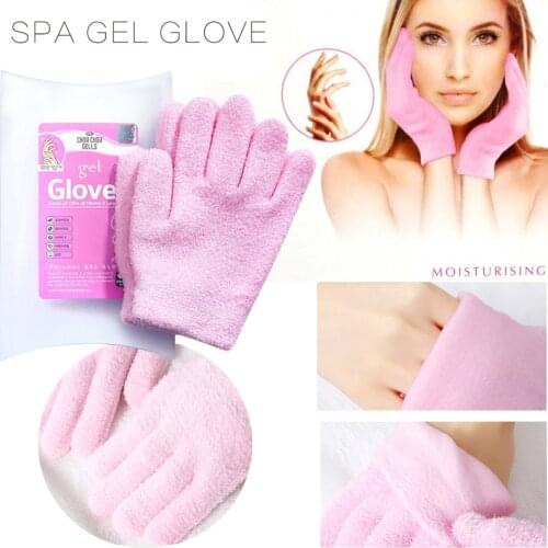 Reusable Spa Gel Gloves Natural Essential Therapy Moisturizing Hands Care Exfoliating Whitening Repair Hand Mask Glove