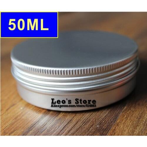 Wholesale 27mmx56mm 100pcs/lot 50ml mat aluminum Jars,cream & cosmetics container,electronic protect,LAJ-13b