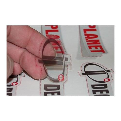 Full Colour Solvent Printing UV Resistant And Outdoor Clear Sticker,Kiss Cut Transparent Clear Stickers ---PX8057