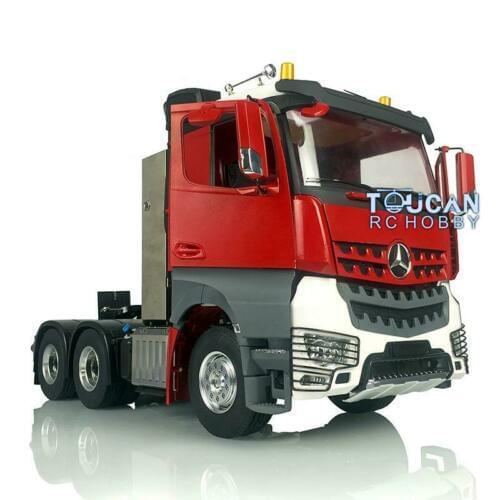 RC LESU 1/14 Metal 6*6 Chassis Painted Hercul Cabin Tractor Truck Motor THZH0823-SMT4