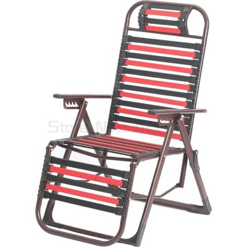 Folding recliner health breathable rubber band elastic belt outdoor leisure lazy beach chair