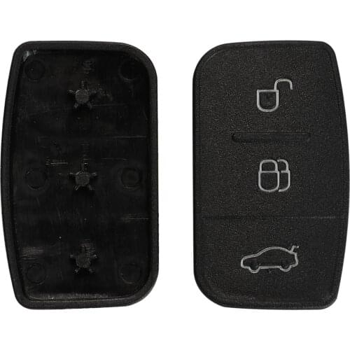 Kutery 10pcs For Ford Focus Fiesta C Max S Max Galaxy Replacement Key Hard Repair Buttons Pad Remote Flip Key Shell Case Cover