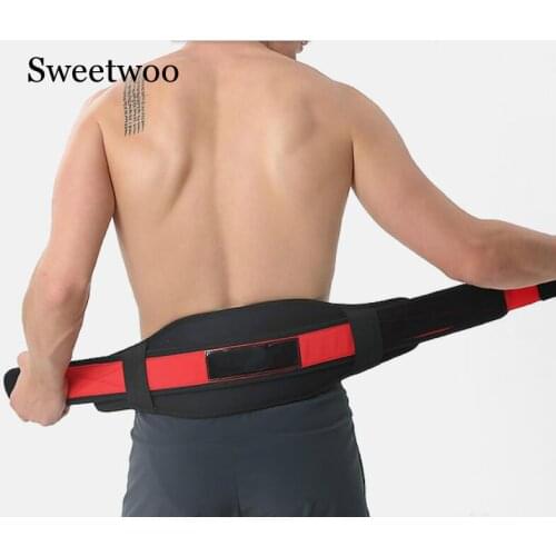 Sport Weightlifting Waist Support Belt For Men Safety Gym Fitness Belt Squatting Barbell Dumbbel Training Lumbar Back Support