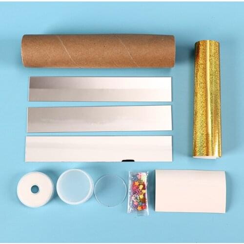 1* Creative Children Handmade Kindergarten DIY Puzzle Science Kaleidoscope Funny Educational Toys for Kids Birthday Gifts