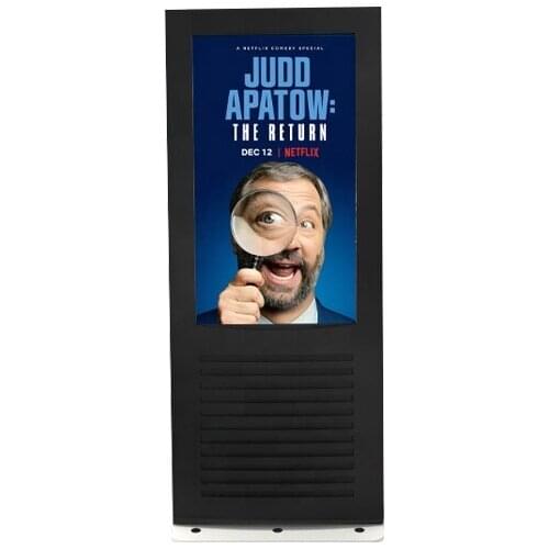 18.5 inch Indoor elevator advertising super thin stand alone video display elevator advertising screen